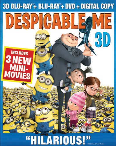 Despicable me 3D Blu-Ray and DVD Play on PAL Multizone 3D Player